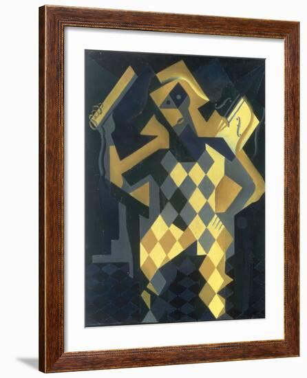 L'Arlequin au Violon, 1919-Juan Gris-Framed Giclee Print