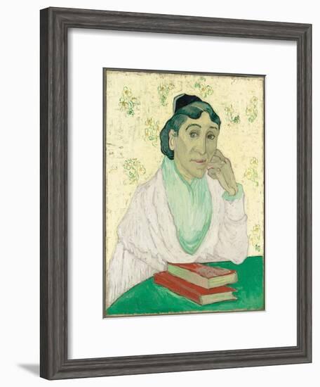 L'Arlésienne, Madame Ginoux, 1890-Vincent van Gogh-Framed Giclee Print