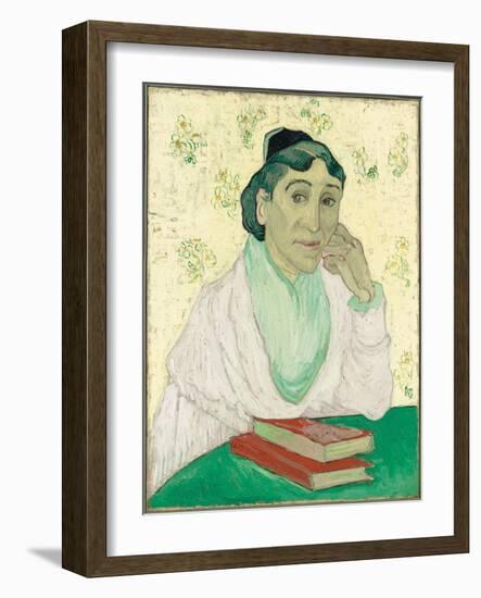 L'Arlésienne, Madame Ginoux, 1890-Vincent van Gogh-Framed Giclee Print