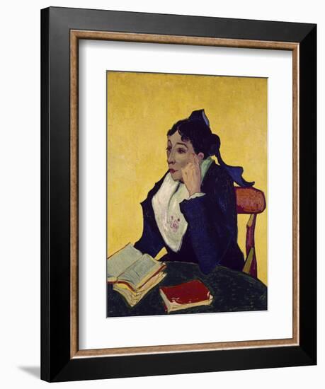 L'Arlesienne: Madame Joseph Michel Ginoux-Vincent van Gogh-Framed Giclee Print