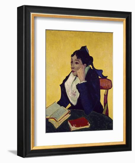 L'Arlesienne: Madame Joseph Michel Ginoux-Vincent van Gogh-Framed Giclee Print