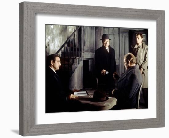 L' armee des Ombres by JeanPierreMelville with Lino Ventura, Paul Meurisse, Christian Barbier and C-null-Framed Photo