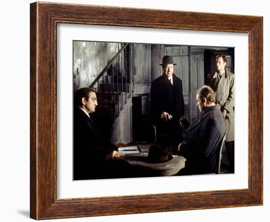 L' armee des Ombres by JeanPierreMelville with Lino Ventura, Paul Meurisse, Christian Barbier and C-null-Framed Photo