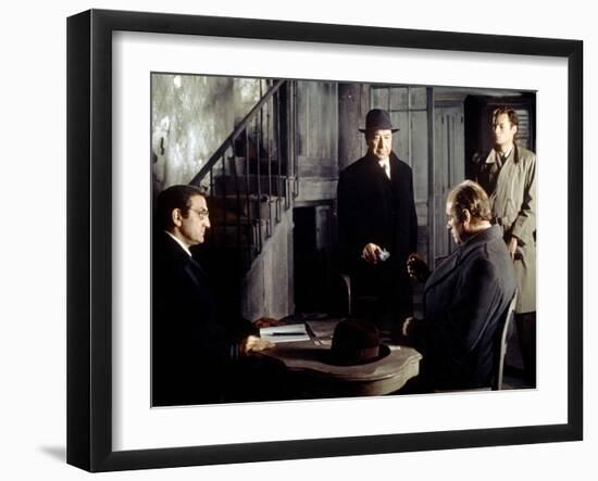 L' armee des Ombres by JeanPierreMelville with Lino Ventura, Paul Meurisse, Christian Barbier and C-null-Framed Photo