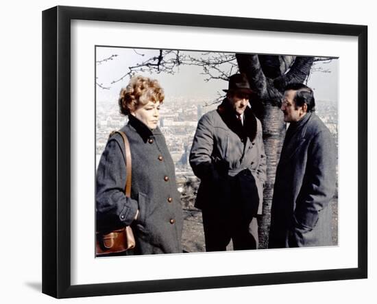 L' armee des Ombres by JeanPierreMelville with Simone Signoret, Christian Barbier and Lino Ventura,-null-Framed Photo