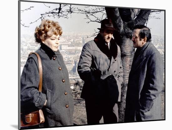 L' armee des Ombres by JeanPierreMelville with Simone Signoret, Christian Barbier and Lino Ventura,-null-Mounted Photo