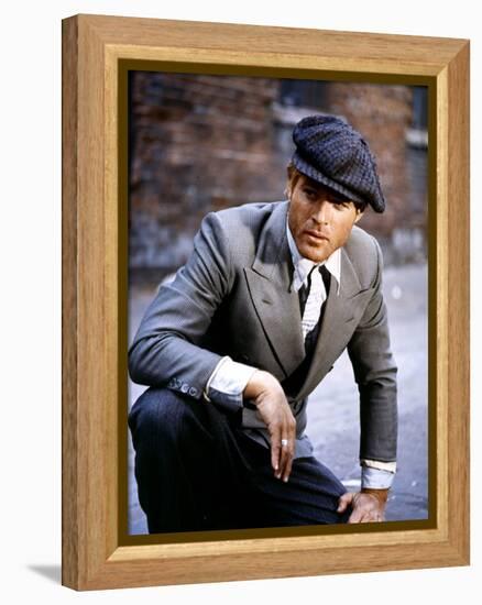 L'Arnaque THE STING by GeorgeRoyHill with Robert Redford, 1973 (photo)-null-Framed Stretched Canvas