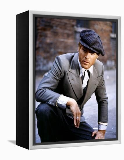 L'Arnaque THE STING by GeorgeRoyHill with Robert Redford, 1973 (photo)-null-Framed Stretched Canvas