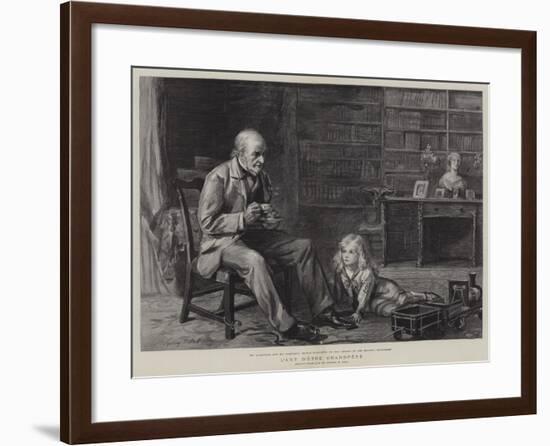 L'Art D'Etre Grandpere-Sydney Prior Hall-Framed Giclee Print