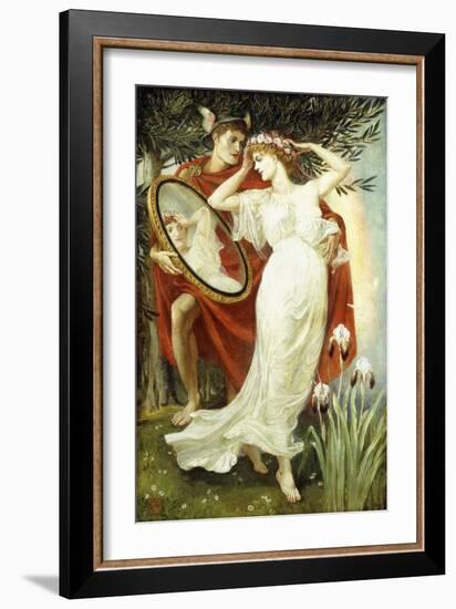 L'Art Et La Vie-Walter Crane-Framed Giclee Print