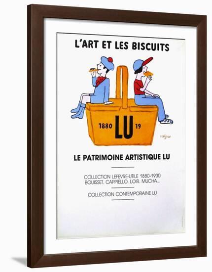 L'art et les biscuits-Raymond Savignac-Framed Collectable Print