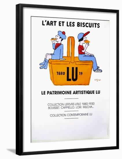 L'art et les biscuits-Raymond Savignac-Framed Collectable Print