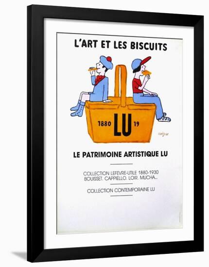 L'art et les biscuits-Raymond Savignac-Framed Collectable Print