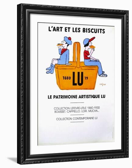 L'art et les biscuits-Raymond Savignac-Framed Collectable Print