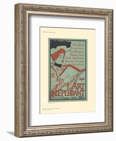 L'Art Independant-Armand Rassenfosse-Framed Collectable Print