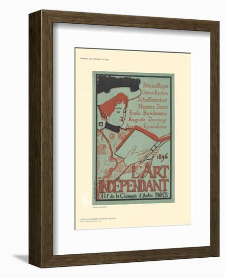 L'Art Independant-Armand Rassenfosse-Framed Collectable Print