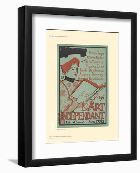 L'Art Independant-Armand Rassenfosse-Framed Collectable Print