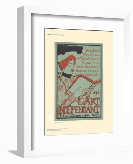 L'Art Independant-Armand Rassenfosse-Framed Collectable Print