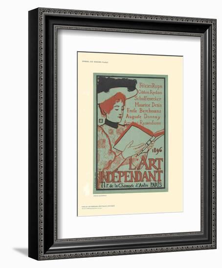 L'Art Independant-Armand Rassenfosse-Framed Collectable Print