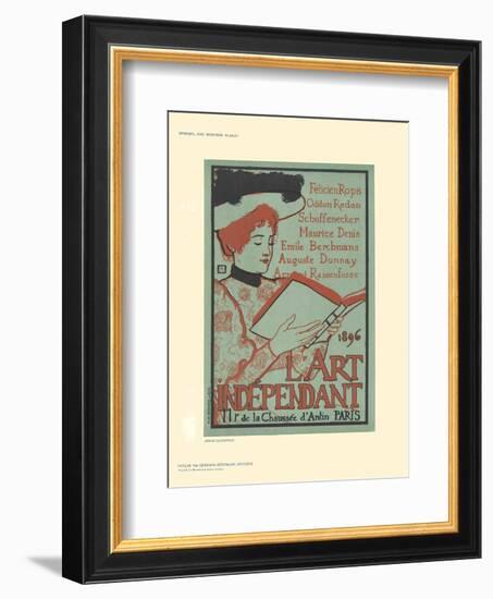 L'Art Independant-Armand Rassenfosse-Framed Collectable Print