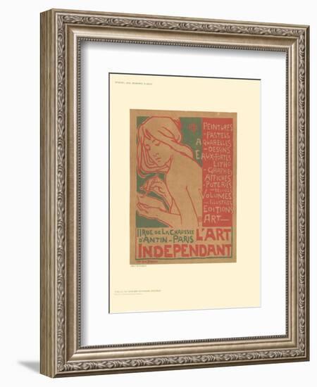 L'Art Independant-Emile Berchmans-Framed Collectable Print