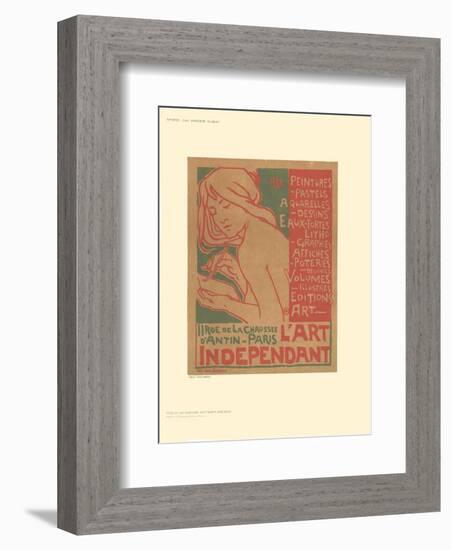 L'Art Independant-Emile Berchmans-Framed Collectable Print