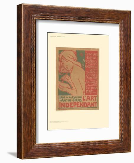 L'Art Independant-Emile Berchmans-Framed Collectable Print