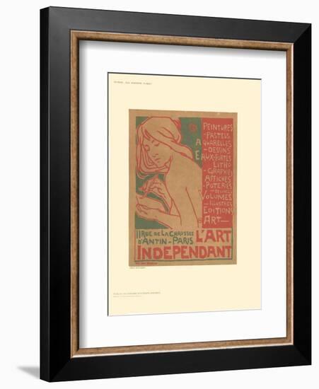 L'Art Independant-Emile Berchmans-Framed Collectable Print