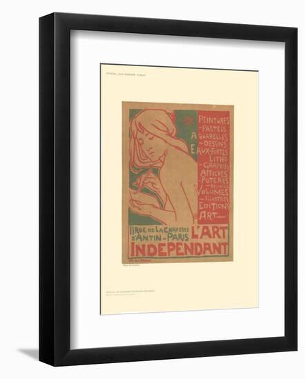 L'Art Independant-Emile Berchmans-Framed Collectable Print