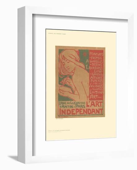 L'Art Independant-Emile Berchmans-Framed Collectable Print