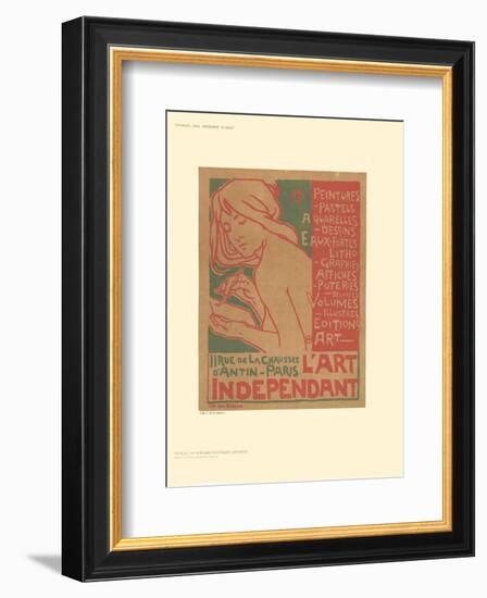 L'Art Independant-Emile Berchmans-Framed Collectable Print