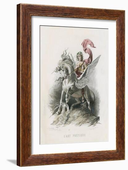 L'Art Poetique-Emile Antoine Bayard-Framed Giclee Print