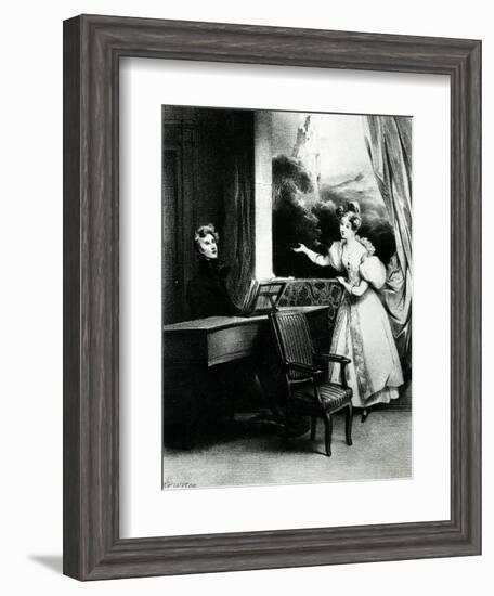 L'Artiste, 1831-Achille Deveria-Framed Giclee Print