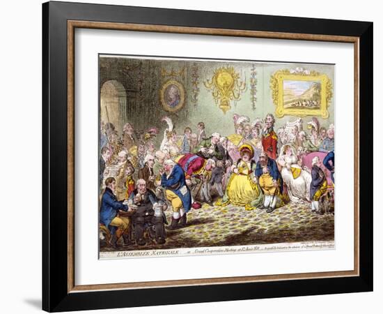 L'Assemblée Nationale, 1804-James Gillray-Framed Giclee Print