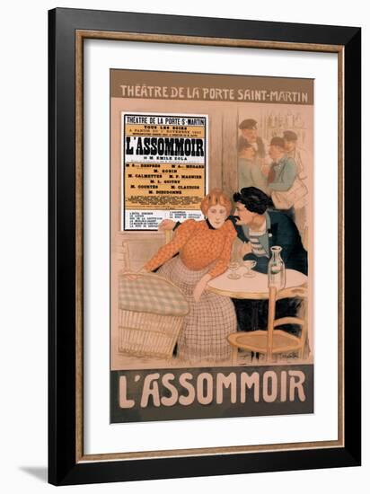 L'Assommoir, c.1900-Th?ophile Alexandre Steinlen-Framed Art Print