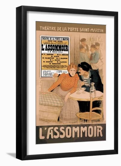 L'Assommoir, c.1900-Théophile Alexandre Steinlen-Framed Art Print