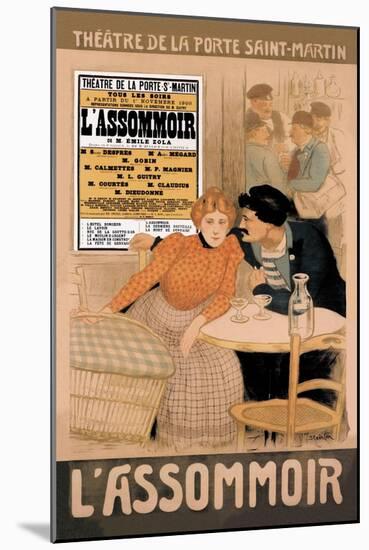 L'Assommoir, c.1900-Théophile Alexandre Steinlen-Mounted Art Print