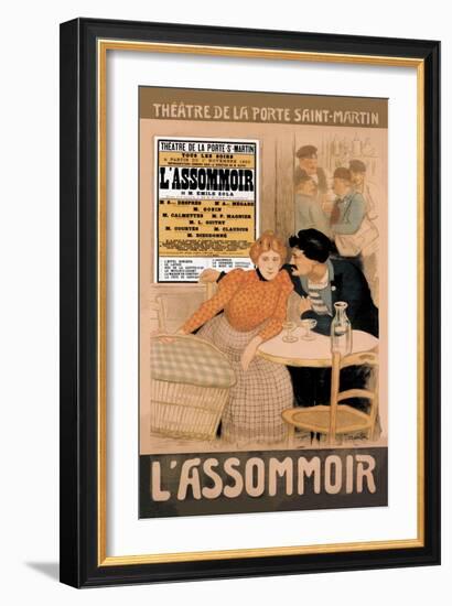 L'Assommoir, c.1900-Théophile Alexandre Steinlen-Framed Art Print
