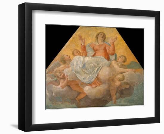 L'assomption De La Vierge (The Assumption of the Virgin) - Peinture De Annibale Carracci (Carrache,-Annibale Carracci-Framed Giclee Print