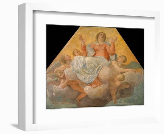 L'assomption De La Vierge (The Assumption of the Virgin) - Peinture De Annibale Carracci (Carrache,-Annibale Carracci-Framed Giclee Print