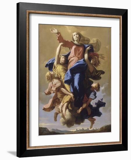 L'Assomption de la Vierge-Nicolas Poussin-Framed Giclee Print