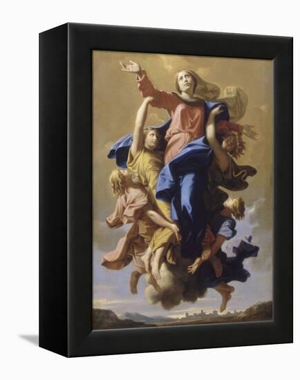 L'Assomption de la Vierge-Nicolas Poussin-Framed Premier Image Canvas