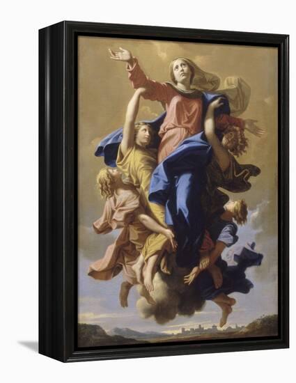 L'Assomption de la Vierge-Nicolas Poussin-Framed Premier Image Canvas