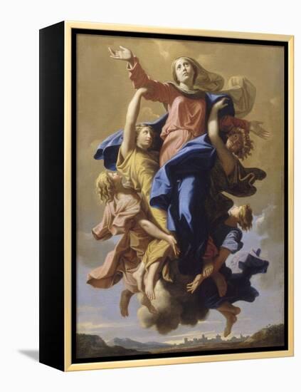 L'Assomption de la Vierge-Nicolas Poussin-Framed Premier Image Canvas