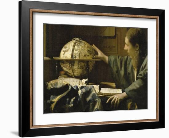 L'astronome dit aussi l'Astrologue-Johannes Vermeer-Framed Giclee Print