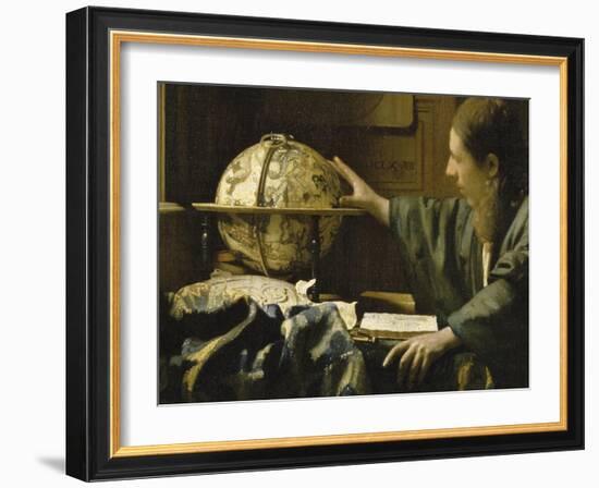 L'astronome dit aussi l'Astrologue-Johannes Vermeer-Framed Giclee Print