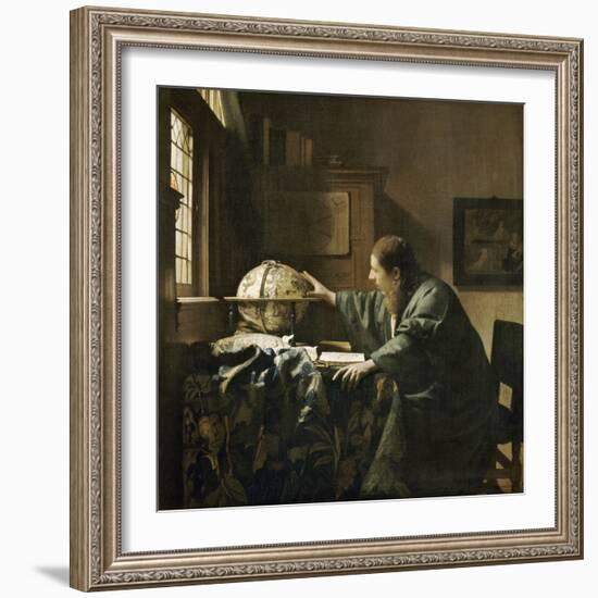 L'astronome dit aussi l'Astrologue-Johannes Vermeer-Framed Giclee Print