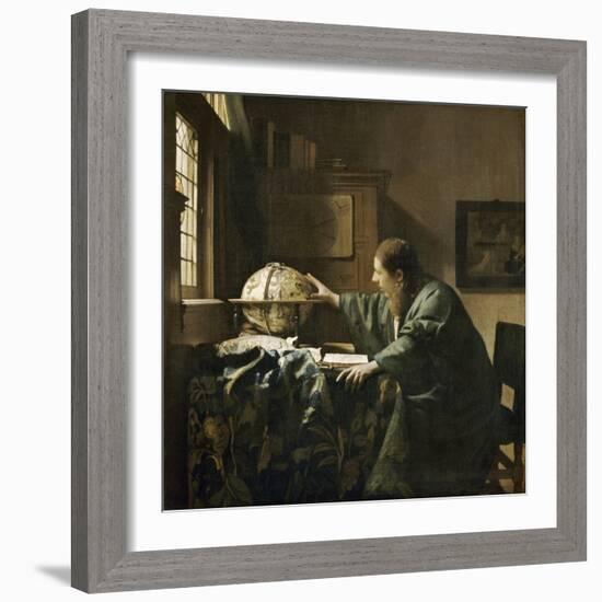 L'astronome dit aussi l'Astrologue-Johannes Vermeer-Framed Giclee Print