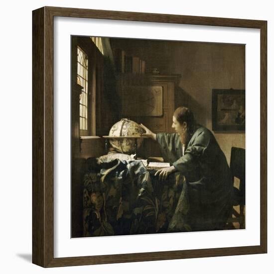 L'astronome dit aussi l'Astrologue-Johannes Vermeer-Framed Giclee Print