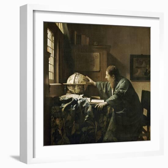 L'astronome dit aussi l'Astrologue-Johannes Vermeer-Framed Giclee Print